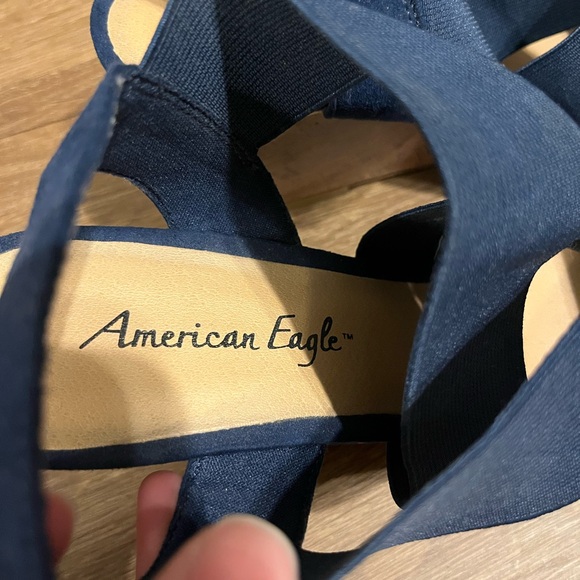 Women's American Eagle Navy Sandals - Picture 2 of 3